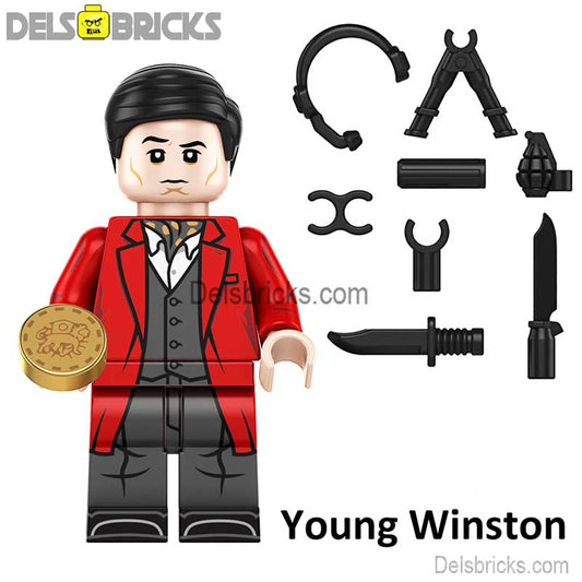 Young Winston John Wick Movie Characters Minifigures