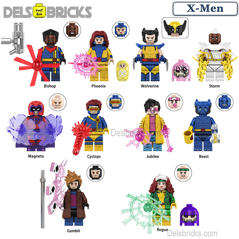 X-Men '97 Set of 10 Lego Minifigures custom toys S2