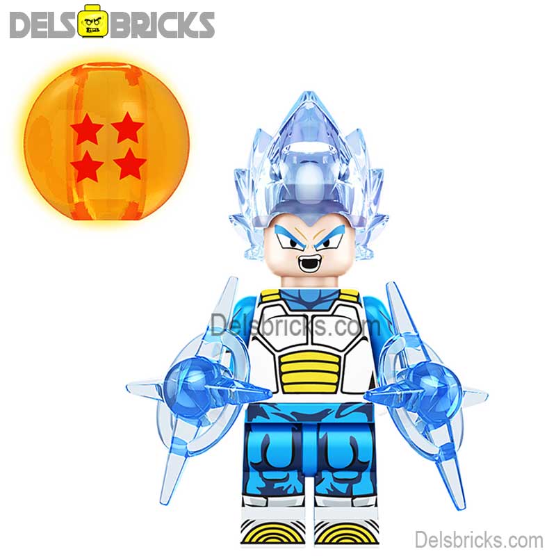 Lego Minifigures Dragon Ball Z Super Vegeta 4 anime toys manga DBZ ...