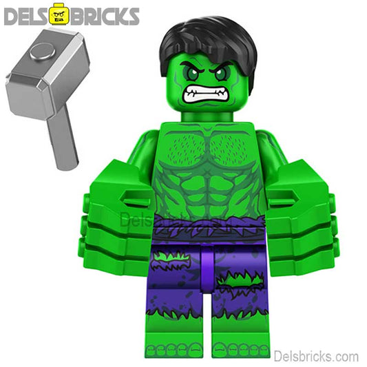 The Hulk Lego Marvel Minifigures Custom Toys NEW