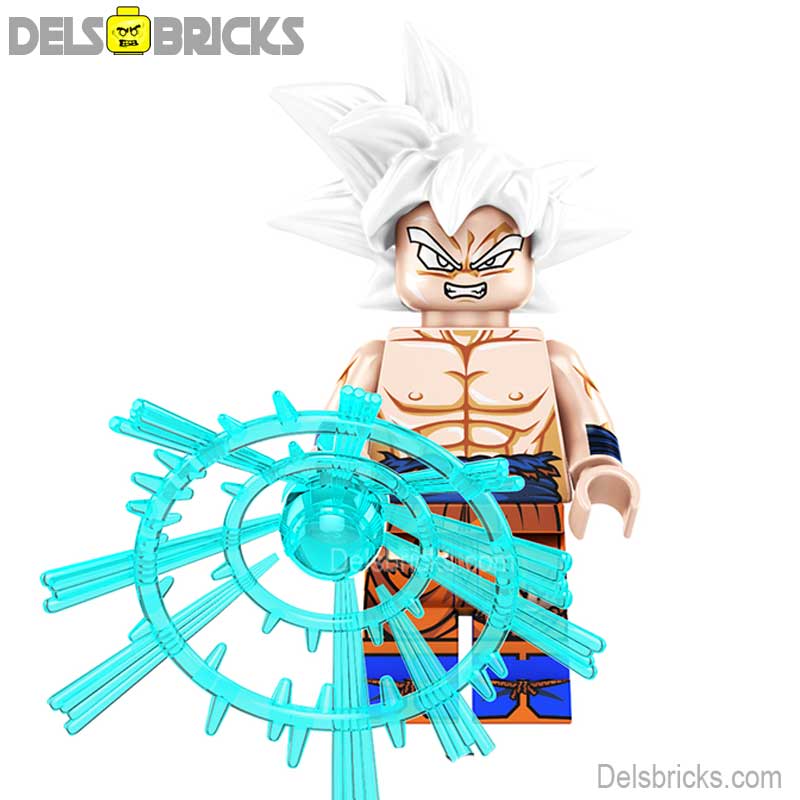 Son Goku White Dragon Ball Z Super Lego Minifigures Anime Custom Toys