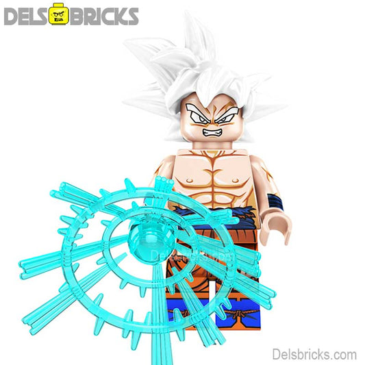 Son Goku White Dragon Ball Z Super Lego Minifigures Anime Custom Toys