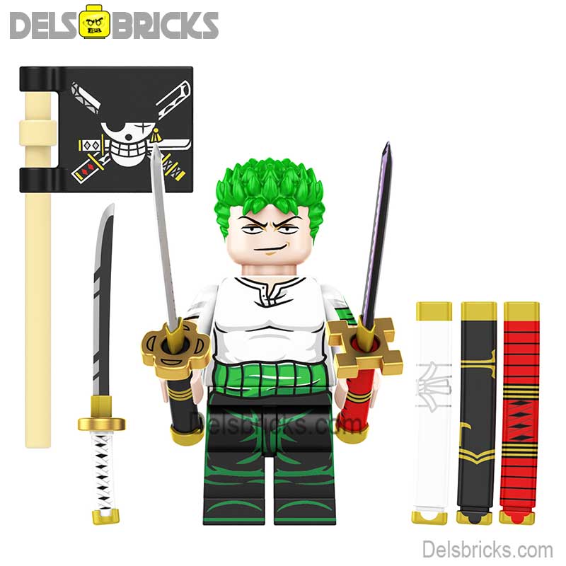 Roronoa Zoro from One Piece Lego Anime Minifigures Custom Toys set5