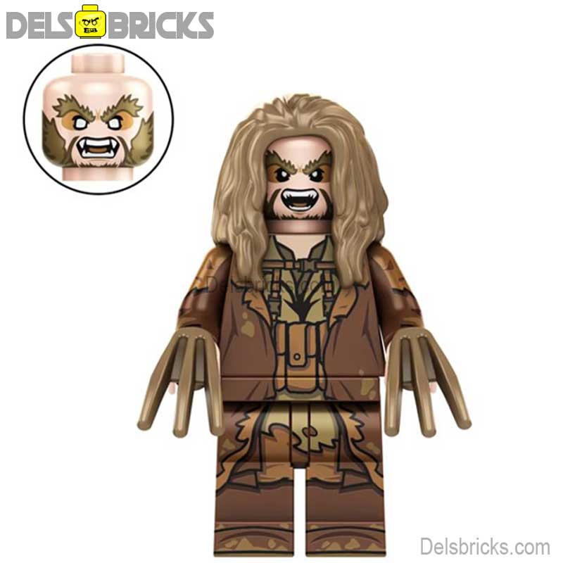 sabretooth from Deadpool & Wolverine Movie Lego Minifigures Custom Toys