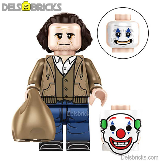 Arthur Fleck The Joker Joaquin Phoenix Lego Minifigures Custom Toys