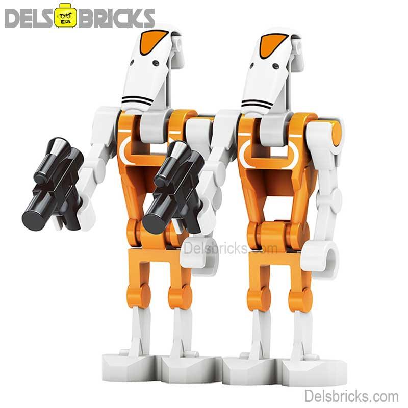 Training Battle Droids set of 2 Star Wars Lego Minifigures Custom Toys NEW - DelsBricks MinifiguresLego Star Wars MinifiguresDelsBricks MinifiguresDelsbricks.com