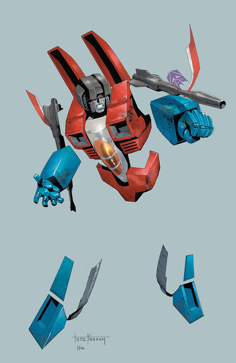 Transformers 18 Unknown Comic Tyler Kirkham Negative Space Virgin Var (03/12/2025) - DelsBricks Toys & CollectiblesCOMIC BOOKDelsBricks Toys & CollectiblesUnknown Comic Books