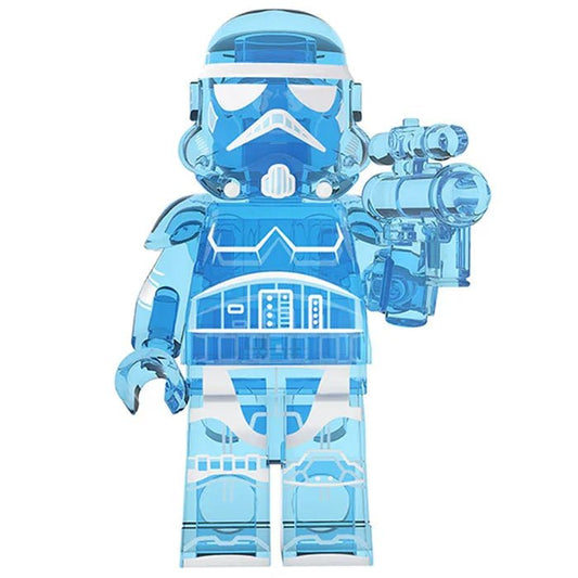 Transparent Imperial Stormtrooper Star Wars Lego Minifigures Custom Toys - DelsBricks MinifiguresLego Star Wars MinifiguresDelsBricks MinifiguresDelsbricks.com