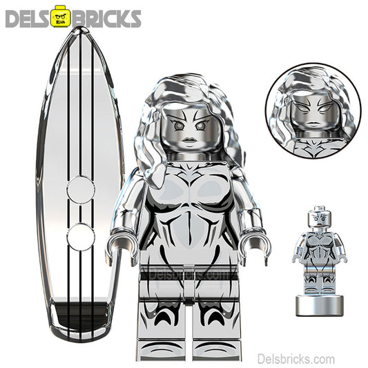 Fantastic Four First Steps Silver Surfer Shalla- Bal Lego Minifigures Custom Toys 2