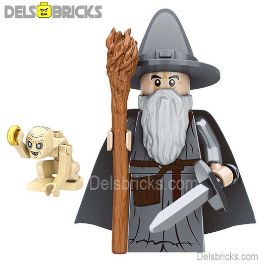 Gandalf The Gray Lord of The Rings Lego Minifigures Custom Toys