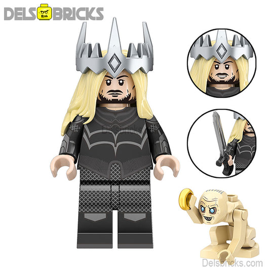 Halbrand Lord of The Rings Lego Minifigures Custom Toys