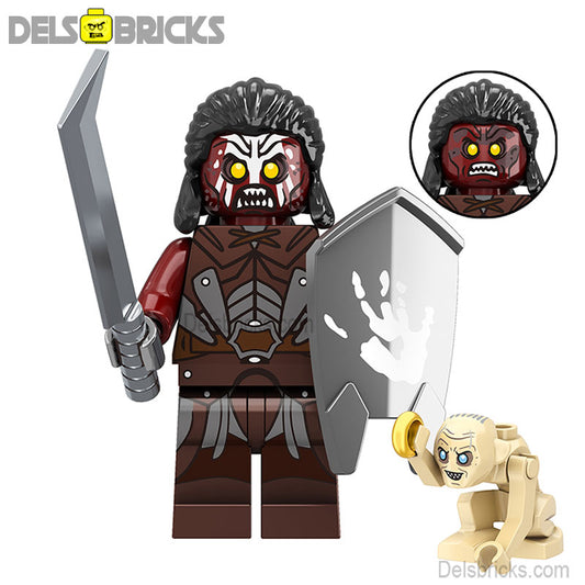 Uruk-hai from Lord of The Rings Lego Minifigures Custom Toys 5