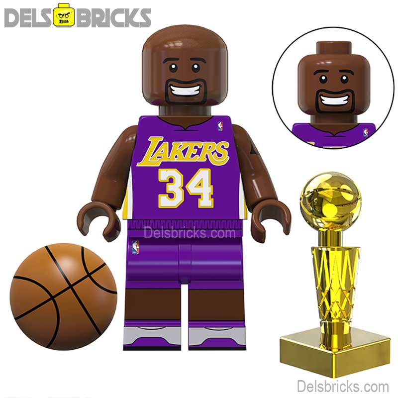 Shaquille O'Neal Lego Minifigures Custom Toys Sports Icons NBA 1