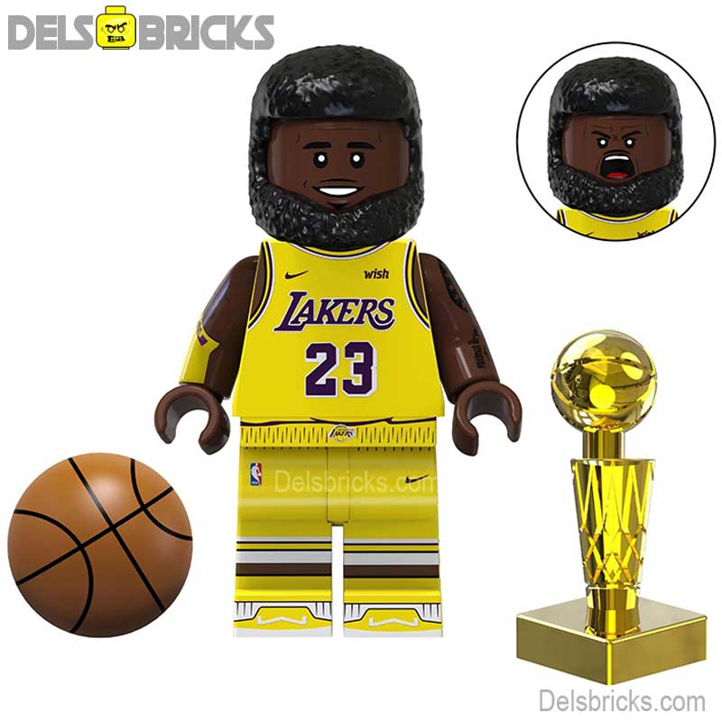 Lebron James Lego Minifigures Custom Toys Sports Icons NBA Basketball NEW 1