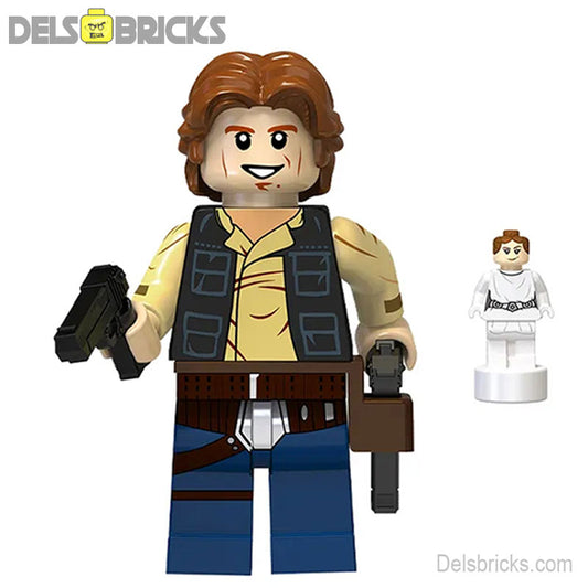 Han Solo with Blaster | Lego Star wars Minifigures