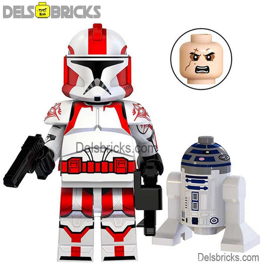 Clone Commander Stone Lego Star wars Minifigures