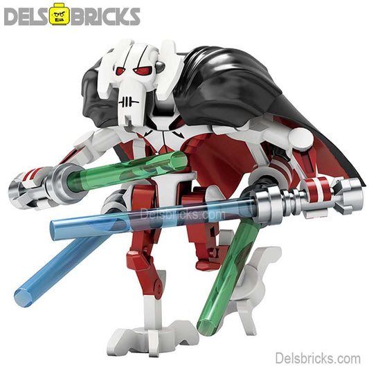 General Grievous (White) Lego Minifigures Custom Toys NEW 3