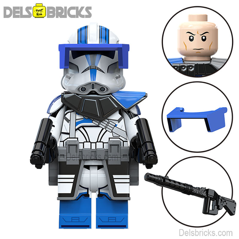 Sgt. Appo 501st Clone trooper Star Wars Lego Minifigures Custom Toys S3
