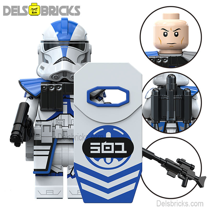 Coric 501st Clone trooper Star Wars Lego Minifigures Custom Toys S3
