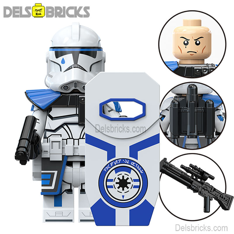 Tup 501st Clone Trooper Star Wars Lego Minifigures Custom Toys S3