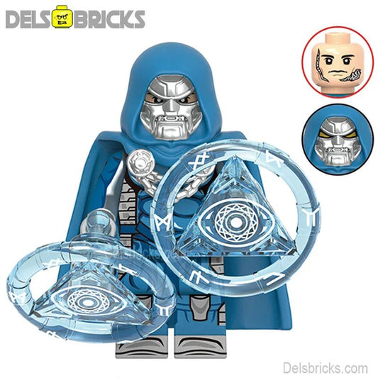 Ultimate Dr Doom Fantastic Four Lego Minifigures Custom Toys Marvel MCU - DelsBricks MinifiguresMinifiguresDelsBricks MinifiguresDelsbricks
