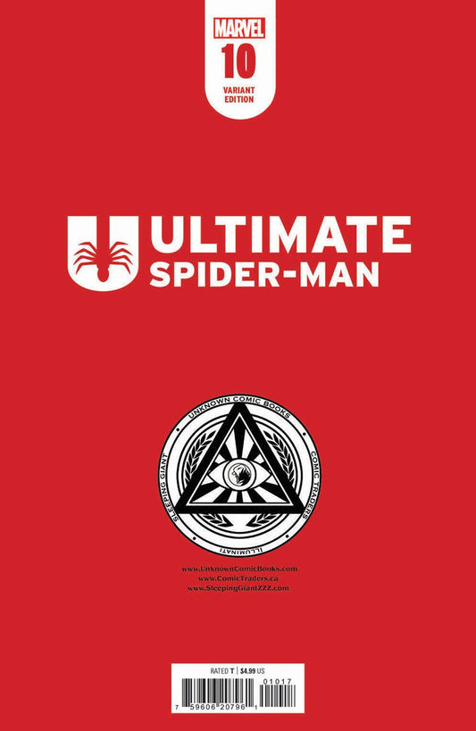 Ultimate Spider - Man 10 Unknown Comics Miguel Mercado Exclusive Virgin Var (10/16/2024) - DelsBricks Toys & CollectiblesCOMIC BOOKDelsBricks Toys & CollectiblesUnknown Comic Books