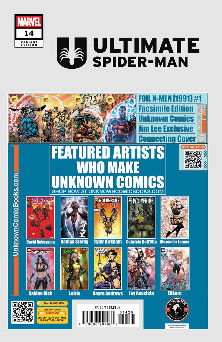 Ultimate Spider - Man 14 Unknown Comic Mirka Andolfo Exclusive Var (02/26/2025) - DelsBricks Toys & CollectiblesCOMIC BOOKDelsBricks Toys & CollectiblesUnknown Comic Books