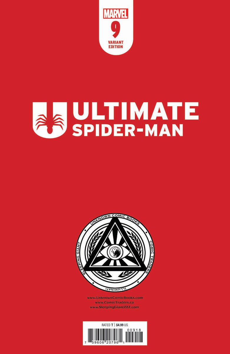 Ultimate Spider - Man 9 Unknown Comics Exclusive Mirka Andolfo Var (09/25/2024) - DelsBricks Toys & CollectiblesCOMIC BOOKDelsBricks Toys & CollectiblesUnknown Comic Books