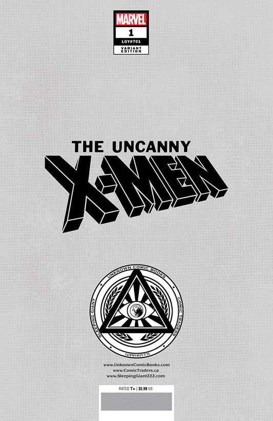 Uncanny X - Men 1 Unknown Comics Nathan Szerdy Exclusive Virgin Var (08/07/2024) - DelsBricks Toys & CollectiblesCOMIC BOOKDelsBricks Toys & CollectiblesUnknown Comic Books