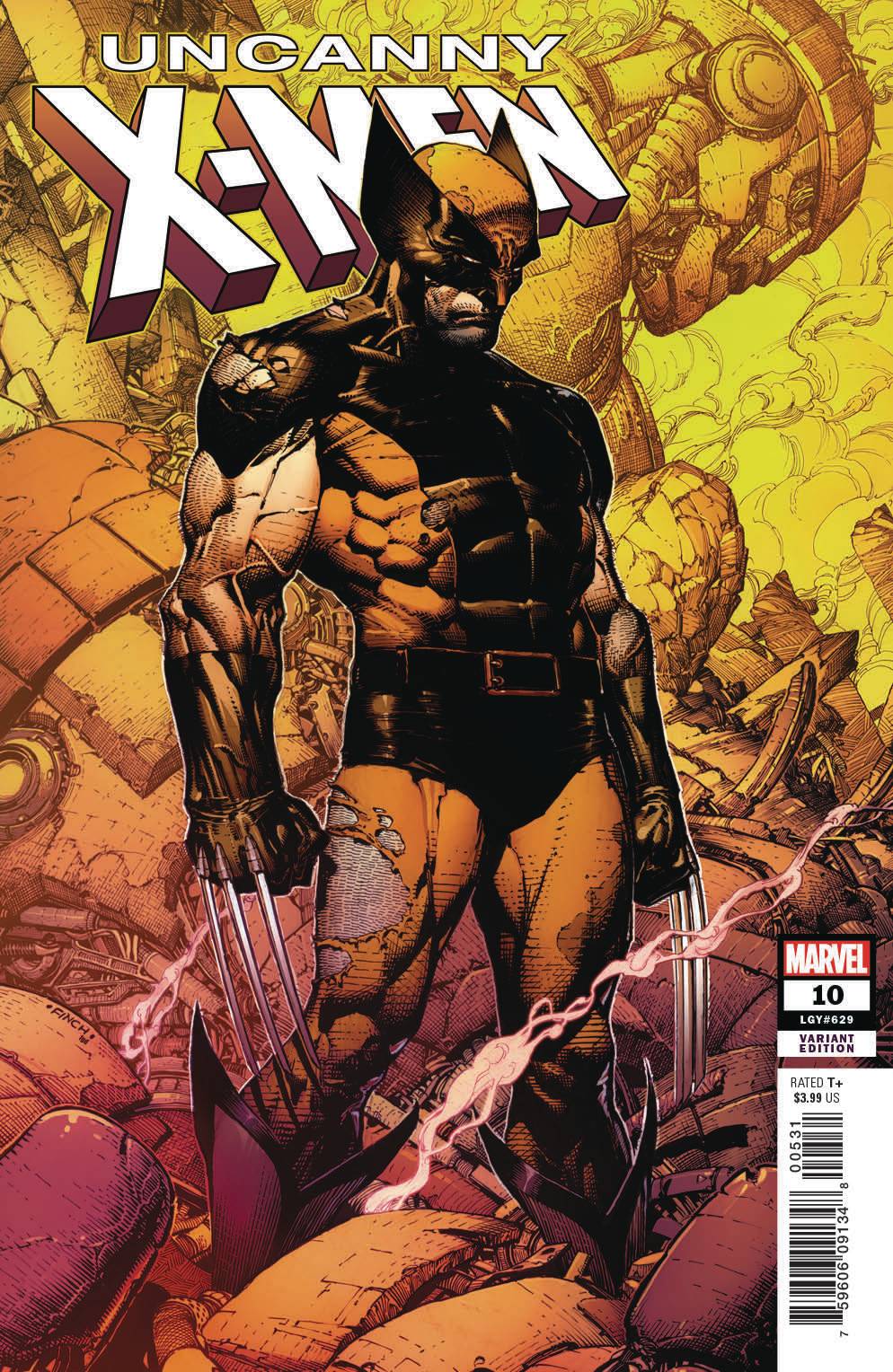 UNCANNY X - MEN 10 FINCH VAR 1/16/2019 - DelsBricks Toys & CollectiblesComic BooksDelsBricks Toys & CollectiblesUnknown Comic Books
