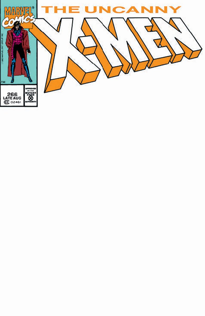 Uncanny X - Men 266 Facsimile Unknown Comics Exclusive Blank Var (08/07/2024) - DelsBricks Toys & CollectiblesCOMIC BOOKDelsBricks Toys & CollectiblesUnknown Comic Books