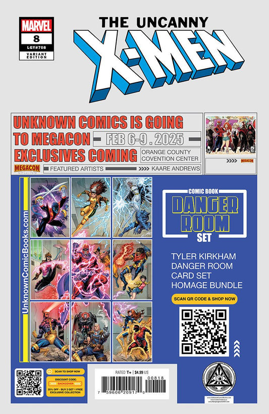 Uncanny X - Men 8 Unknown Comics Leirix Exclusive Virgin Var (01/08/2025) - DelsBricks Toys & CollectiblesCOMIC BOOKDelsBricks Toys & CollectiblesUnknown Comic Books