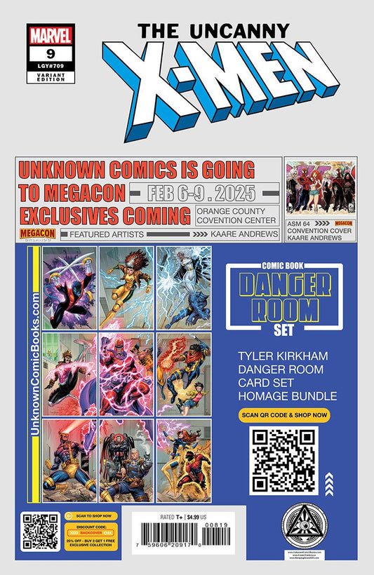 Uncanny X - men 9 Unknown Comics Stephen Segovia Exclusive Virgin Var (01/22/2025) - DelsBricks Toys & CollectiblesCOMIC BOOKDelsBricks Toys & CollectiblesUnknown Comic Books