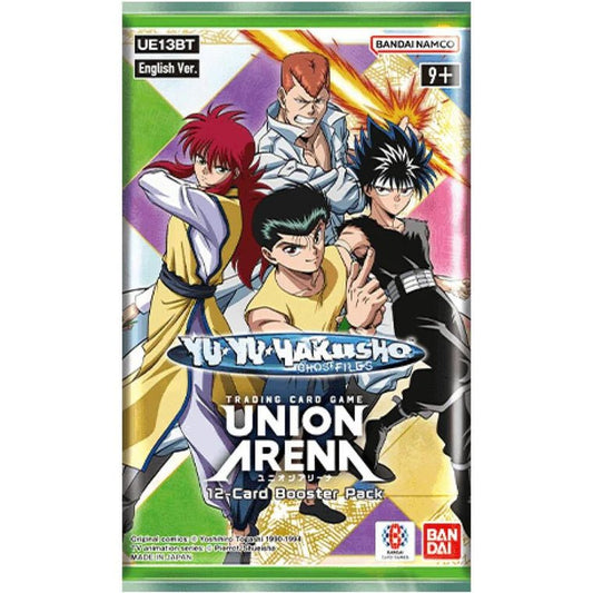 Union Arena Yu Yu Hakusho Ghost Files UE13BT Booster Pack - Bandai TCG - DelsBricks Toys & CollectiblesCollectible Trading CardsDelsBricks Toys & CollectiblesSuper Anime Store