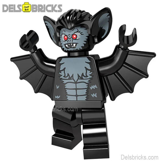 vampire Bat Boy Lego Minifigures Custom Toys - DelsBricks MinifiguresLego Horror MinifiguresDelsBricks MinifiguresDelsbricks.com