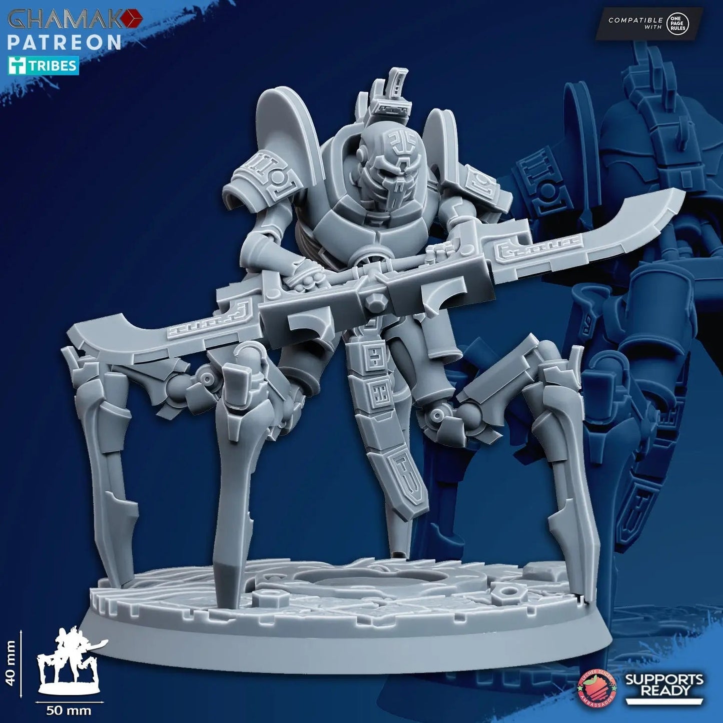 Vanquishers by Ghamak: Sci - fi 28/32mm Heroic Scale Miniature, 40mm tall, 7 Units - DelsBricks Toys & CollectiblesResin Printed MiniatureDelsBricks Toys & CollectiblesMega Diamonds & Schwartzreiter Mini Forge