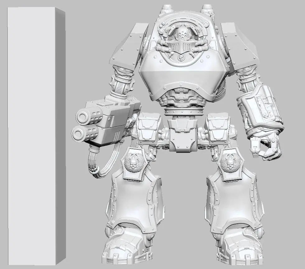 Venerable One by 3DArtGuy 32mm scale, 50mm or 100mm, Miniature War Gaming Figure - DelsBricks Toys & CollectiblesResin Printed MiniatureDelsBricks Toys & CollectiblesMega Diamonds & Schwartzreiter Mini Forge