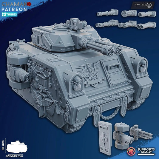 Vengeful Tactical Tank by Ghamak 28mm Scale, Miniature, 148x120mm, Table Top Mini, Scale Model - DelsBricks Toys & CollectiblesResin Printed MiniatureDelsBricks Toys & CollectiblesMega Diamonds & Schwartzreiter Mini Forge