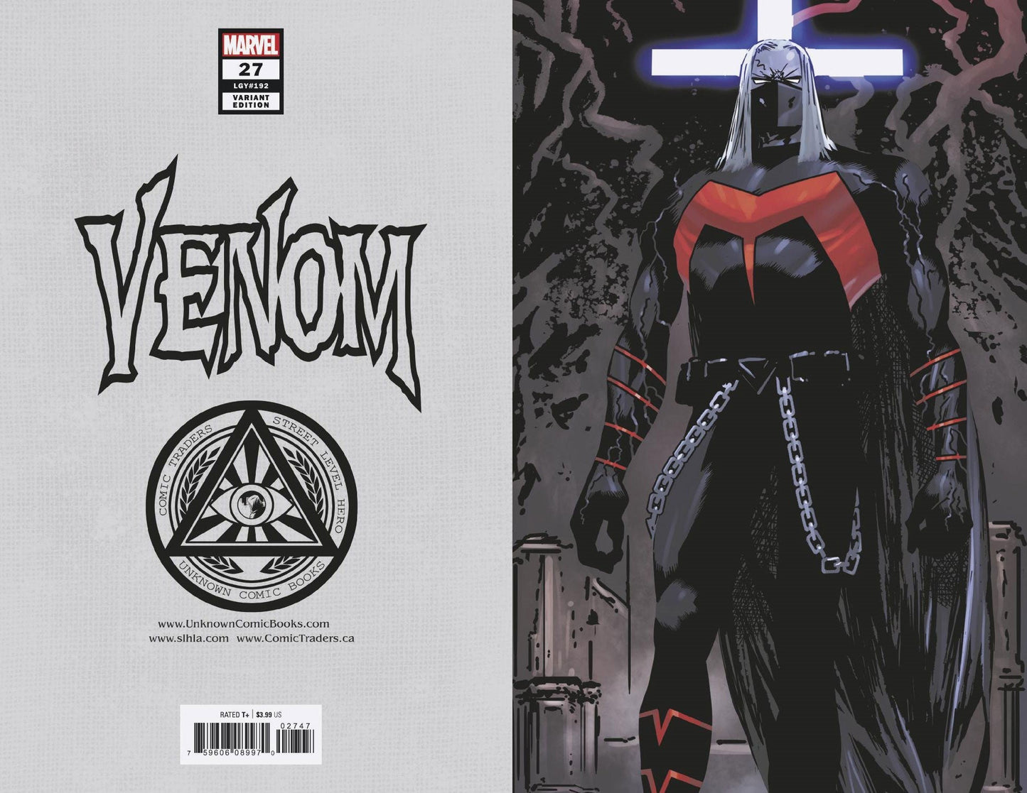 VENOM 27 UNKNOWN COMICS EXCLUSIVE 3RD PTG VIRGIN VAR (10/07/2020) - DelsBricks Toys & CollectiblesCOMIC BOOK EXCLUSIVEDelsBricks Toys & CollectiblesUnknown Comic Books