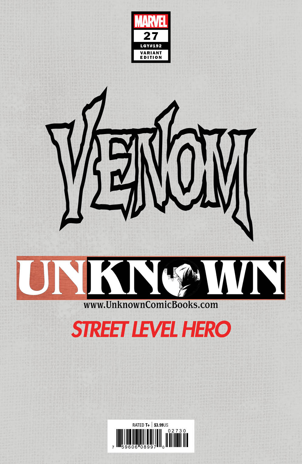 VENOM 27 UNKNOWN COMICS TYLER KIRKHAM SECRET COLOR SPLASH - DelsBricks Toys & CollectiblesDelsBricks Toys & CollectiblesUnknown Comic Books