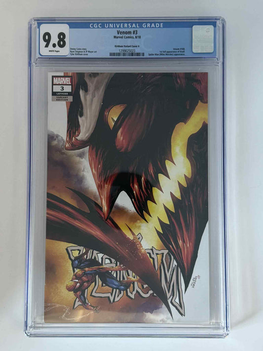 Venom 3 CGC 9.8 Blue Label Exclusive Var - DelsBricks Toys & CollectiblesCOMIC BOOKDelsBricks Toys & CollectiblesUnknown Comic Books