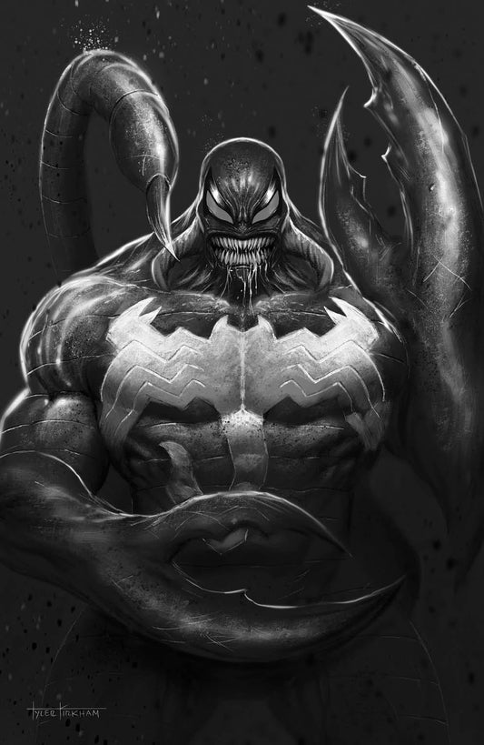 Venom 30 GRAY SCALE Tyler Kirkham Exclusive Virgin Var (11/18/2020) - DelsBricks Toys & CollectiblesCOMIC BOOK EXCLUSIVEDelsBricks Toys & CollectiblesUnknown Comic Books