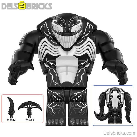 Venom from Spider - Man Lego Minifigures Custom Toys 5 - DelsBricks MinifiguresSpiderman Lego MinifiguresDelsBricks MinifiguresDelsbricks.com