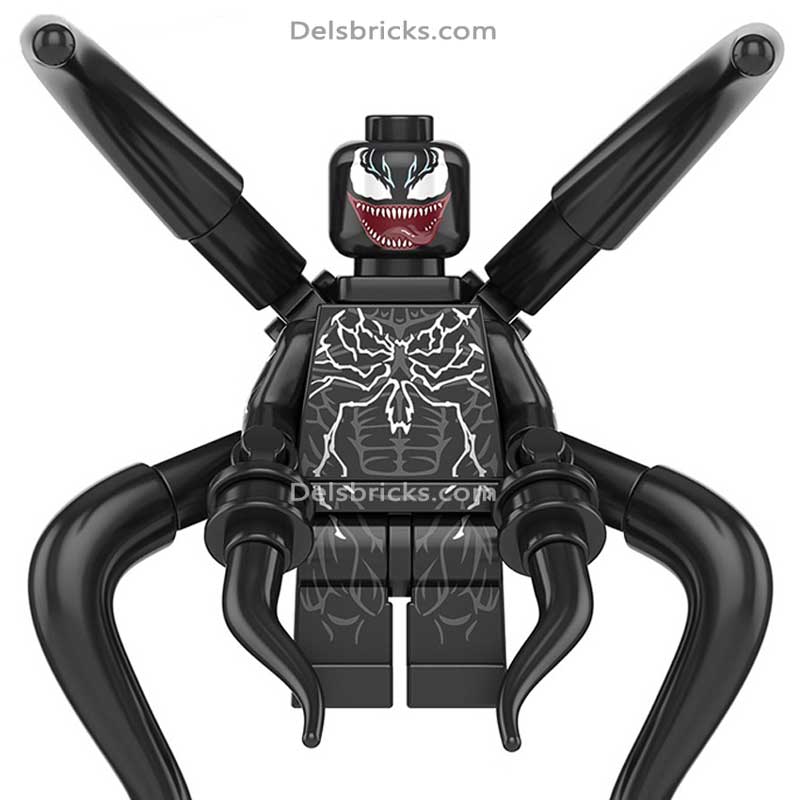 Venom from Spiderman Spiderman Lego Minifigures Delsbricks.com   