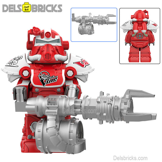 Fallout t-51 Power Armor Lego Minifigures Custom video Game Toys Set 4-2