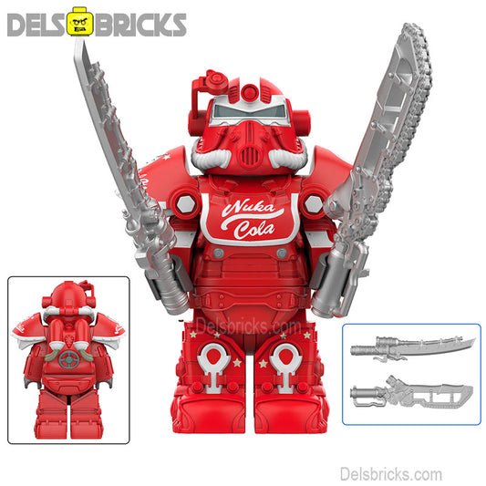 Fallout t-51 Power Armor Lego Minifigures Custom video Game Toys Set 4-4
