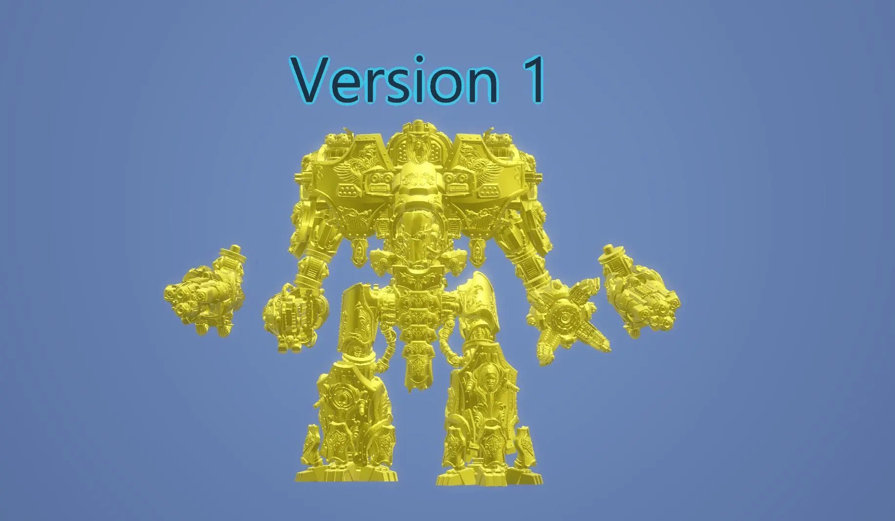 Walking Cathedral by 3DArtGuy 32mm scale, 100mm, 165mm, Miniature War Gaming Figure - DelsBricks Toys & CollectiblesResin Printed MiniatureDelsBricks Toys & CollectiblesMega Diamonds & Schwartzreiter Mini Forge