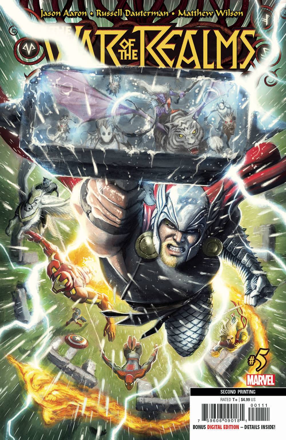 WAR OF REALMS 5 (OF 6) 2ND PTG DAUTERMAN VAR (07/17/2019 - DelsBricks Toys & CollectiblesComic BooksDelsBricks Toys & CollectiblesUnknown Comic Books