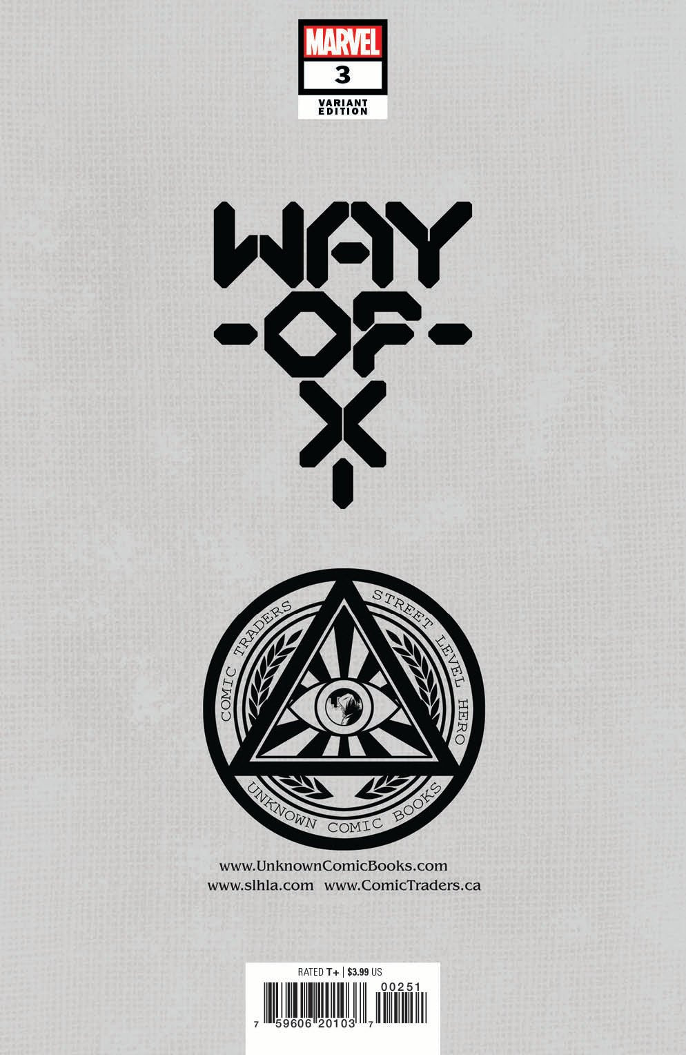 Way Of X 3 Unknown Comics Feilpe Massafera Exclusive Var Gala (06/23/2021) - DelsBricks Toys & CollectiblesCOMIC BOOK EXCLUSIVEDelsBricks Toys & CollectiblesUnknown Comic Books