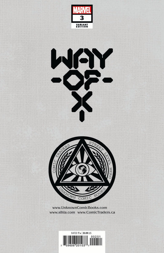Way Of X 3 Unknown Comics Feilpe Massafera Exclusive Var Gala (06/23/2021) - DelsBricks Toys & CollectiblesCOMIC BOOK EXCLUSIVEDelsBricks Toys & CollectiblesUnknown Comic Books